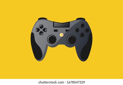 Video game console. gamepad vector illustration.