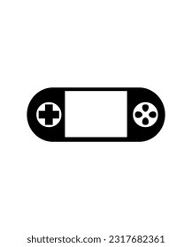 video game, console for gaming, joystick logo vector