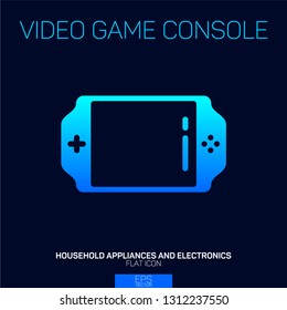 Video game console gradient icon