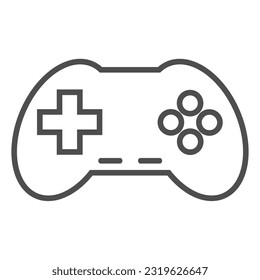 Video game console icon. Game controller concept on white background.