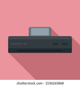 Video game console icon. Flat illustration of video game console vector icon for web design