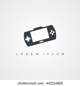 video game console icon sign logotype theme vector art illustration