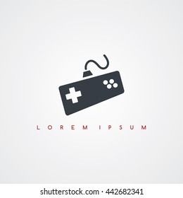 video game console icon sign logotype theme vector art illustration
