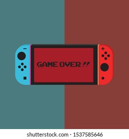 Video Game Console. Icon Vector Illustration