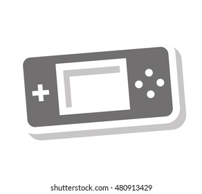 video game console isolated icon vector illustration design