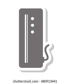 video game console isolated icon vector illustration design