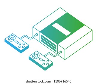 video game console isometric