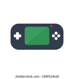 Video game console. Mobile game with buttons for controls isolated on the background