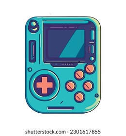 video game console portable tech isolated