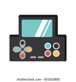 video game console portable vector illustration design