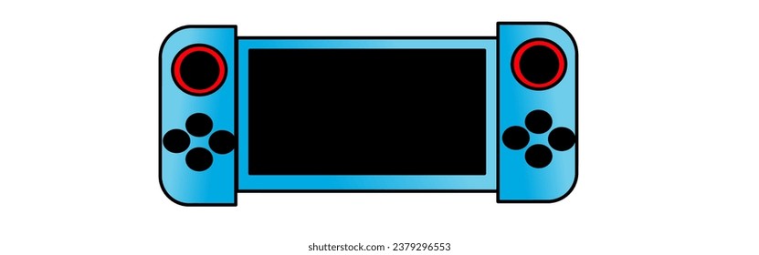 video game console with switch controllers 