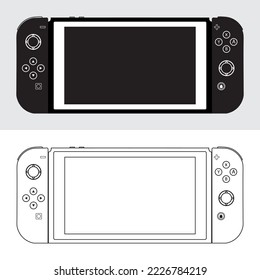 Video game console Vector Design Bundle , Game Controller Vector Set
