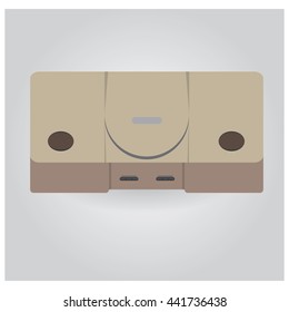 Video game console, vector illustration