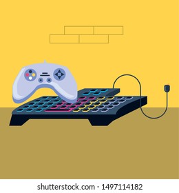 video game control with audio console
