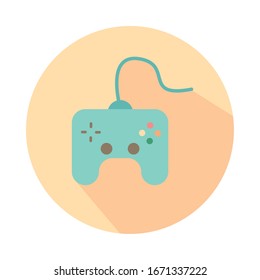 video game control block style icon vector illustration design