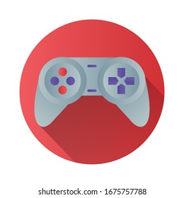 video game control block style icon vector illustration design