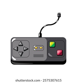 video game control buttons isolated icon