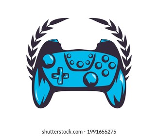 control de videojuegos con estilo retro de la corona