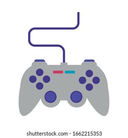 video game control flat style icon vector illustration design