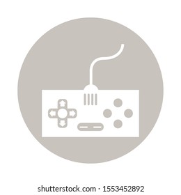 video game control handle icon vector illustration design