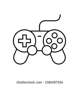 video game control handle icon vector illustration design