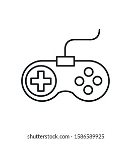 video game control handle icon vector illustration design