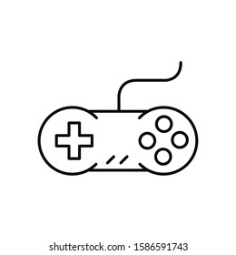 video game control handle icon vector illustration design