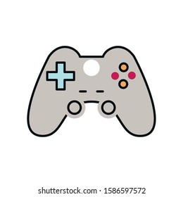 video game control handle icon vector illustration design