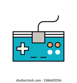 video game control handle icon vector illustration design