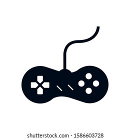 video game control handle icon vector illustration design