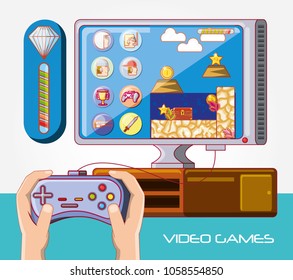 video game control icons
