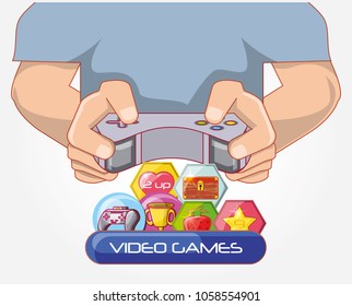 video game control icons