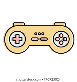 video game control isolated icon