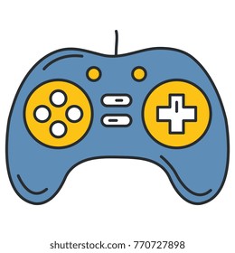 video game control isolated icon