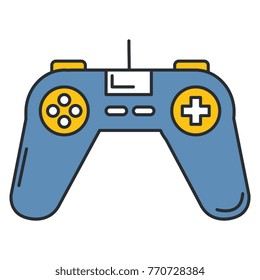 video game control isolated icon