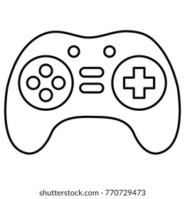 video game control isolated icon