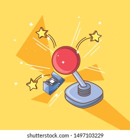 video game control joystick icon