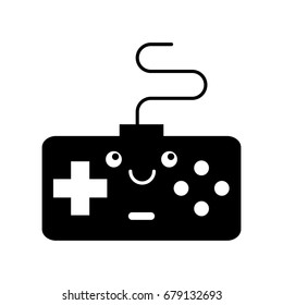 video game control kawaii character