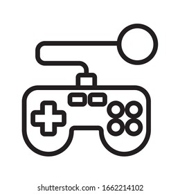 Vektorillustration-Illustration-Design der Videospiel-Steuerleitung