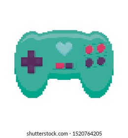 video game control pixelate icon