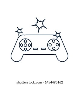 video game control retro icon