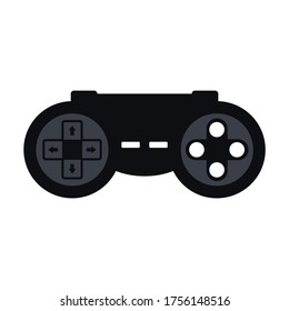 video game control sign. vector icon isolated on white background
