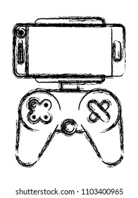 video game control with smartphone display technology