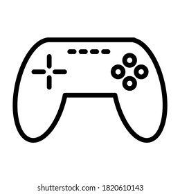 Equipo controlador de videojuegos, diseño de vector gamepad 