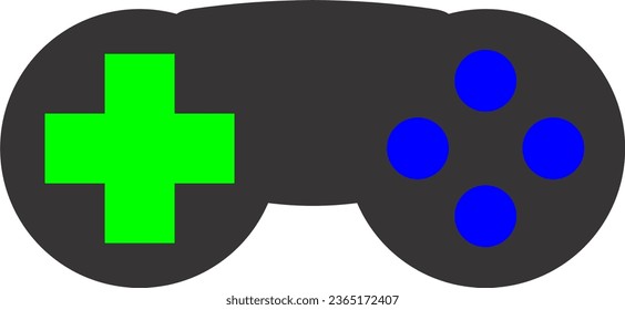 video game controller flat vector transparent 
