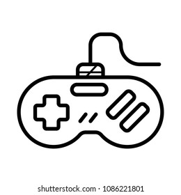Video game controller / gamepad flat icon for apps and websites