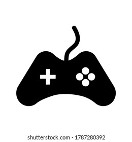 Video game controller, gamepad flat vector icon for gaming apps and websites. joystick icon on white background