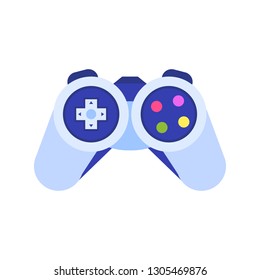 Video game controller or gamepad icon. Vector illustration