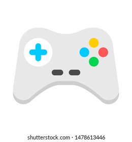 Video Game Controller. Gamepad or joystick. Flat icon