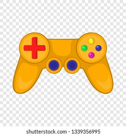 Video game controller icon in cartoon style on a background for any web design 